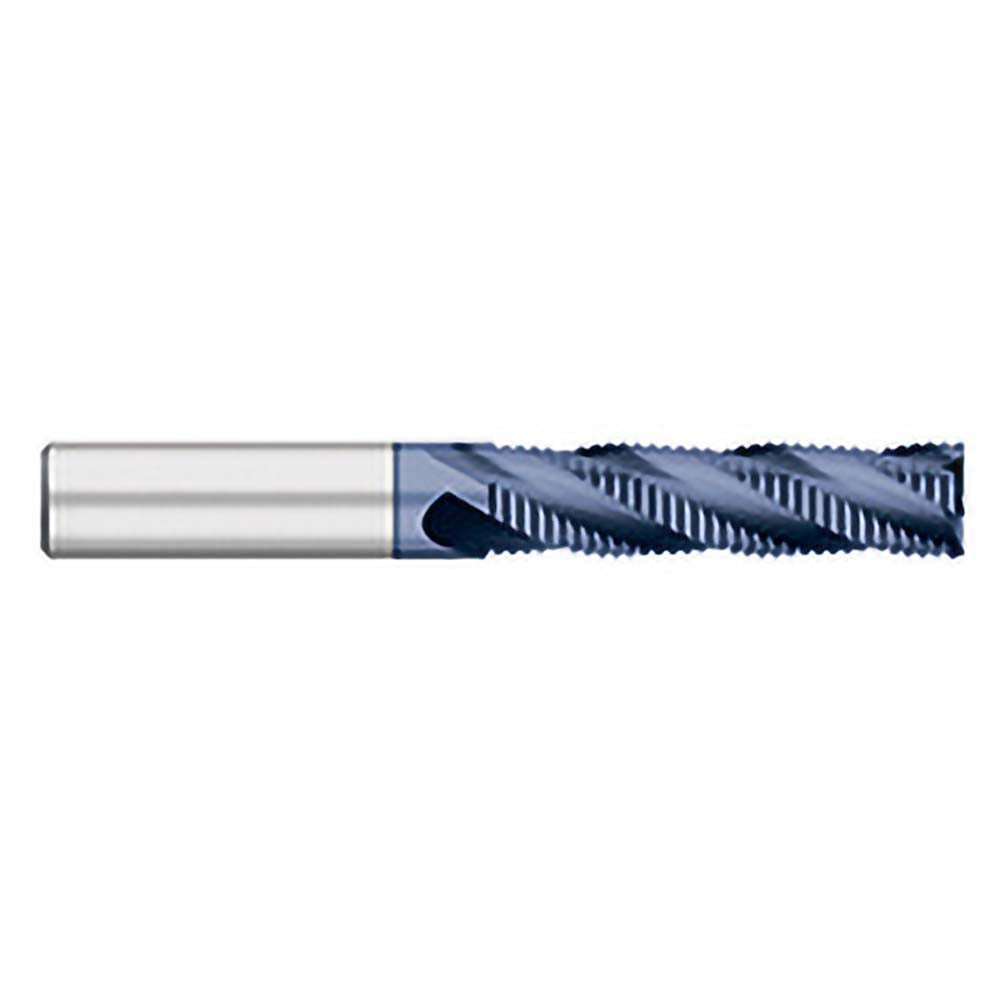 Titan USA TC29640 Roughing End Mills Mill Diameter (Inch) 5/8 Mill Diameter (Decimal Inch) 0.6250 Number of Flutes 4 Pitch Fine Length of Cut (Inch) 2-1/2 Length of Cut (Decimal Inch) 2.5000 Shank Diameter (Inch) 5/8 0.6250 Shank Diameter (mm) 0.6250 Shan