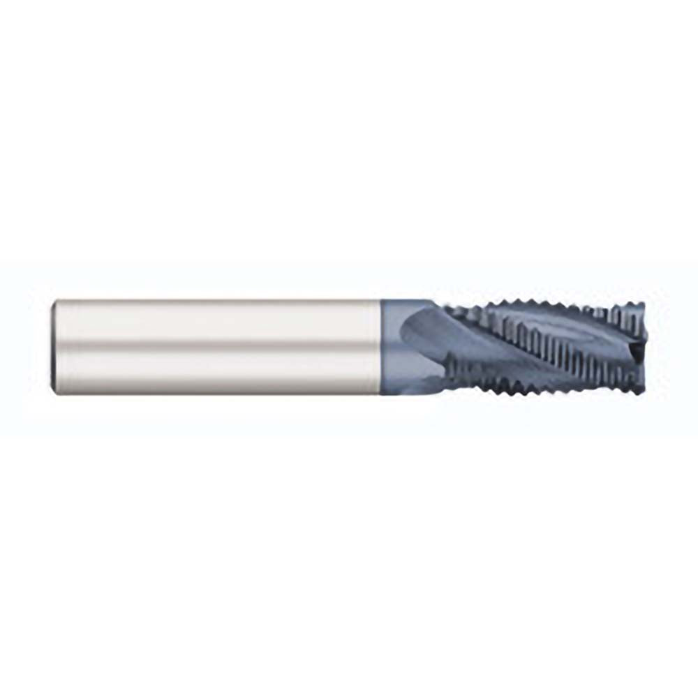 Titan USA TC29564 Roughing End Mill 1" Dia, 4 Flutes, Square End, Solid Carbide