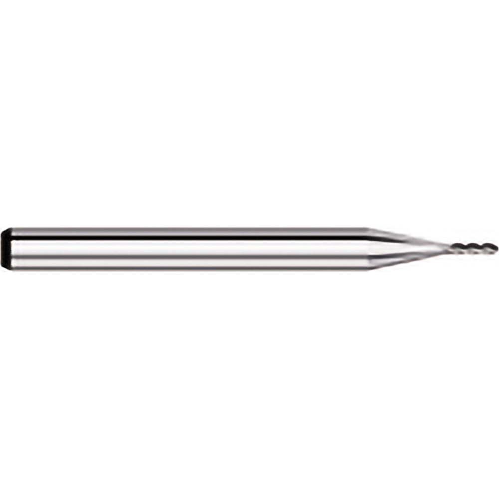 Titan USA TC59024 Ball End Mill 0.0240" Dia, 0.0720" LOC, 4 Flute, Solid Carbide