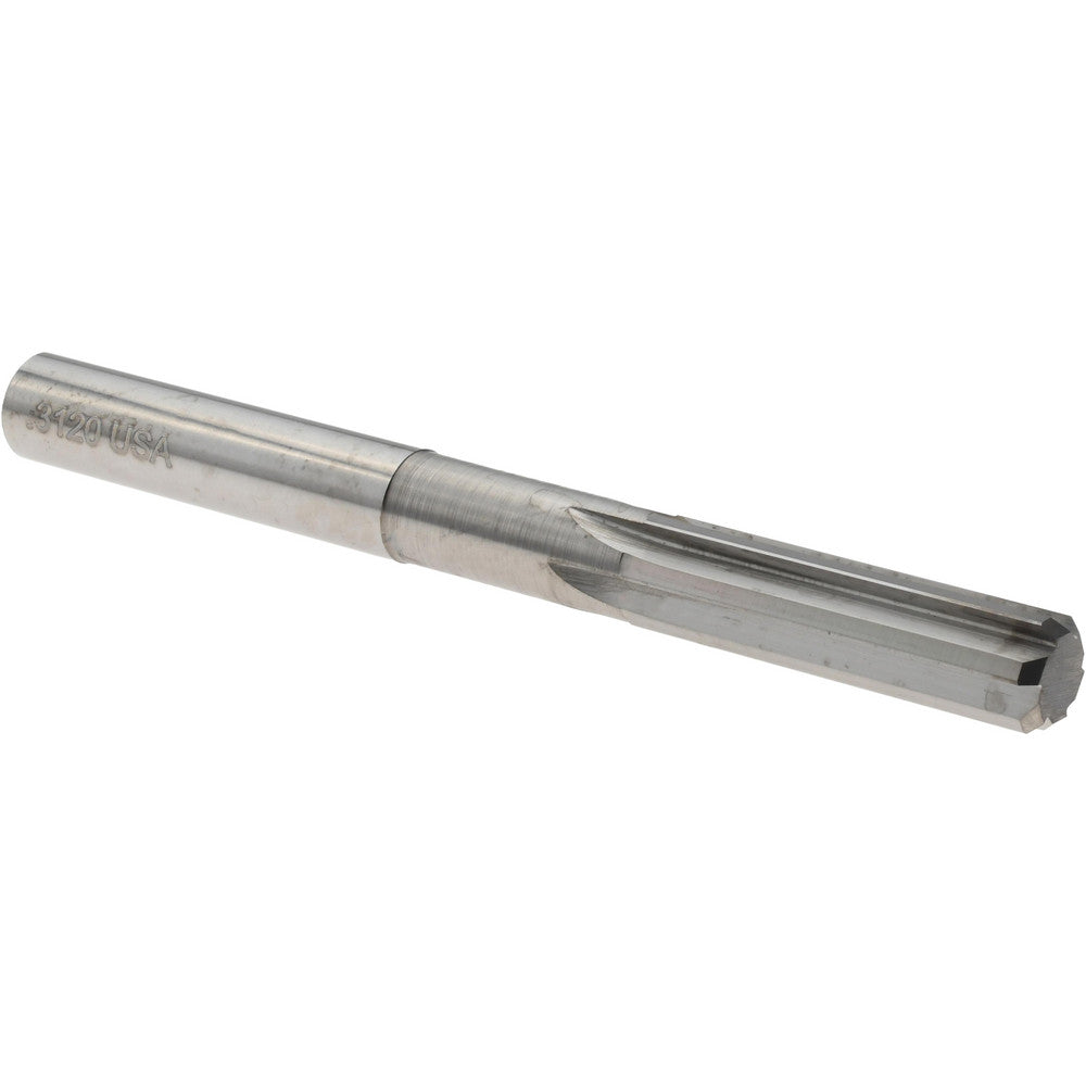 Titan USA TC87382 Chucking Reamer 0.3120" Dia, 3-1/4" OAL, 1-1/8" Flute Length, Straight Flute, Straight-Cylindrical Shank, Solid Carbide