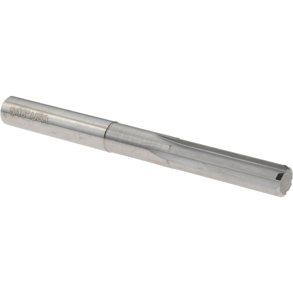 Titan USA TC87383 Chucking Reamer 5/16" Dia, 3-1/4" OAL, 1-1/8" Flute Length, Straight Flute, Straight-Cylindrical Shank, Solid Carbide