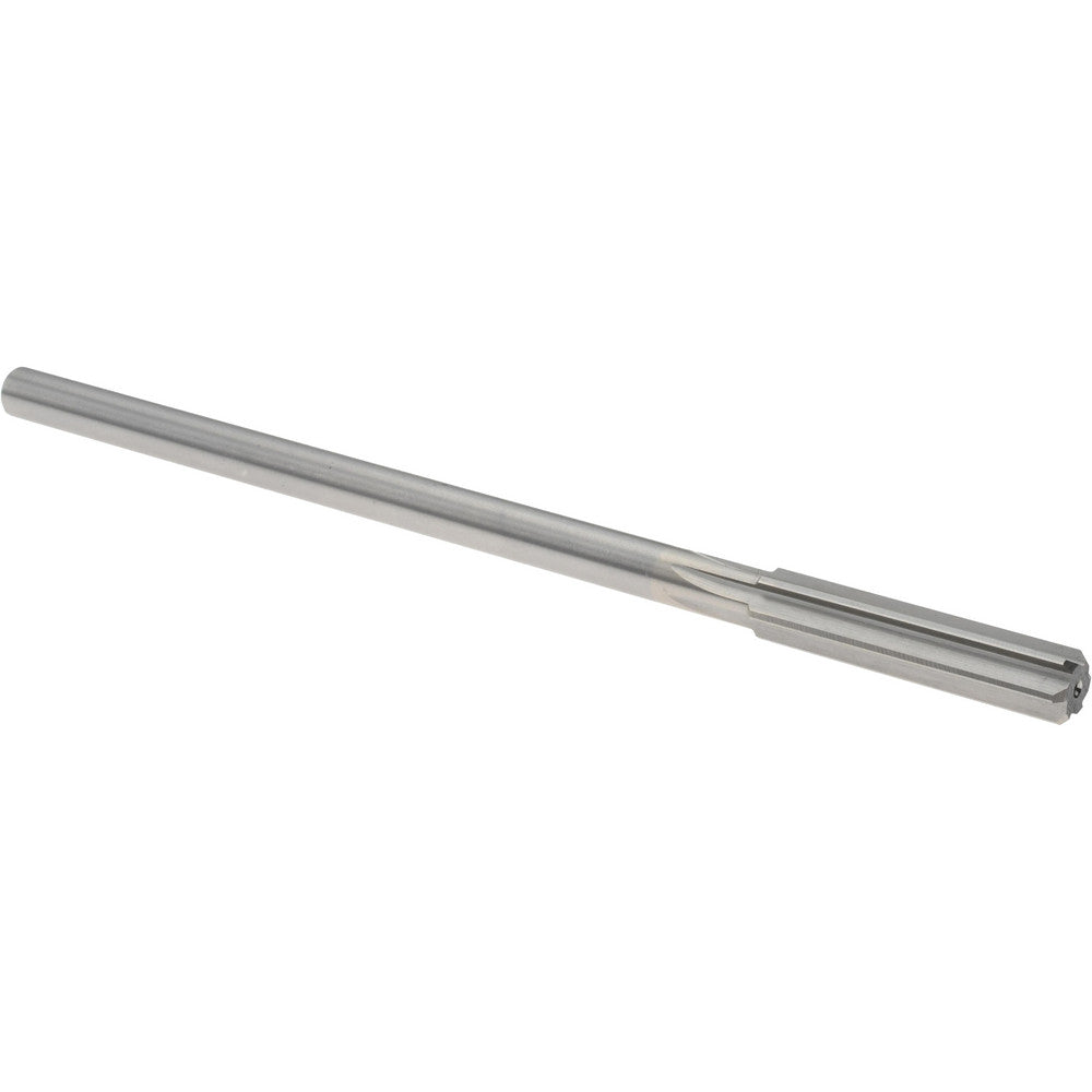 Titan USA TR94615 Chucking Reamer 0.3755" Dia, 7" OAL, 1-3/4" Flute Length, Straight Flute, Straight-Cylindrical Shank, HSS