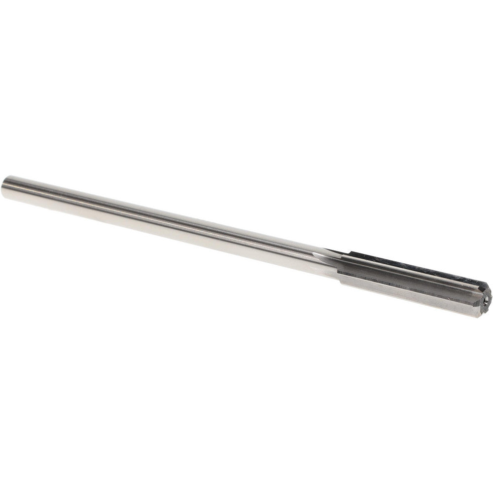 Titan USA TR94555 Chucking Reamer 0.3430" Dia, 6" OAL, 1-1/2" Flute Length, Straight Flute, Straight-Cylindrical Shank, HSS