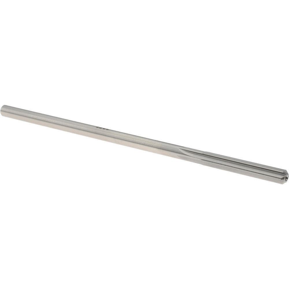 Titan USA TR94363 Chucking Reamer 0.2355" Dia, 6" OAL, 1-1/2" Flute Length, Straight Flute, Straight-Cylindrical Shank, HSS