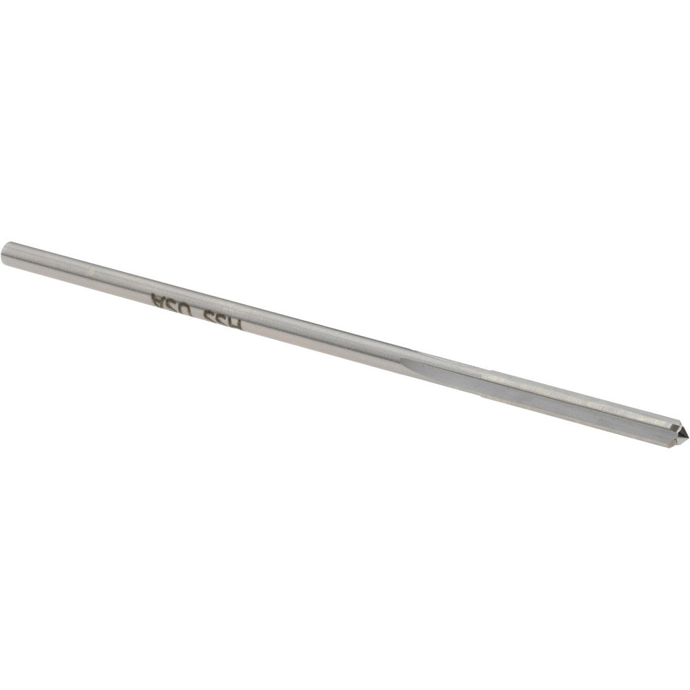 Titan USA TR94180 Chucking Reamer 0.1255" Dia, 3-1/2" OAL, 7/8" Flute Length, Straight Flute, Straight-Cylindrical Shank, HSS