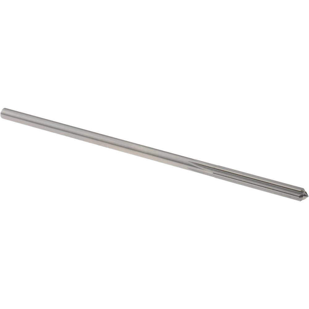 Titan USA TR94235 Chucking Reamer 0.1585" Dia, 4-1/2" OAL, 1-1/8" Flute Length, Straight Flute, Straight-Cylindrical Shank, HSS