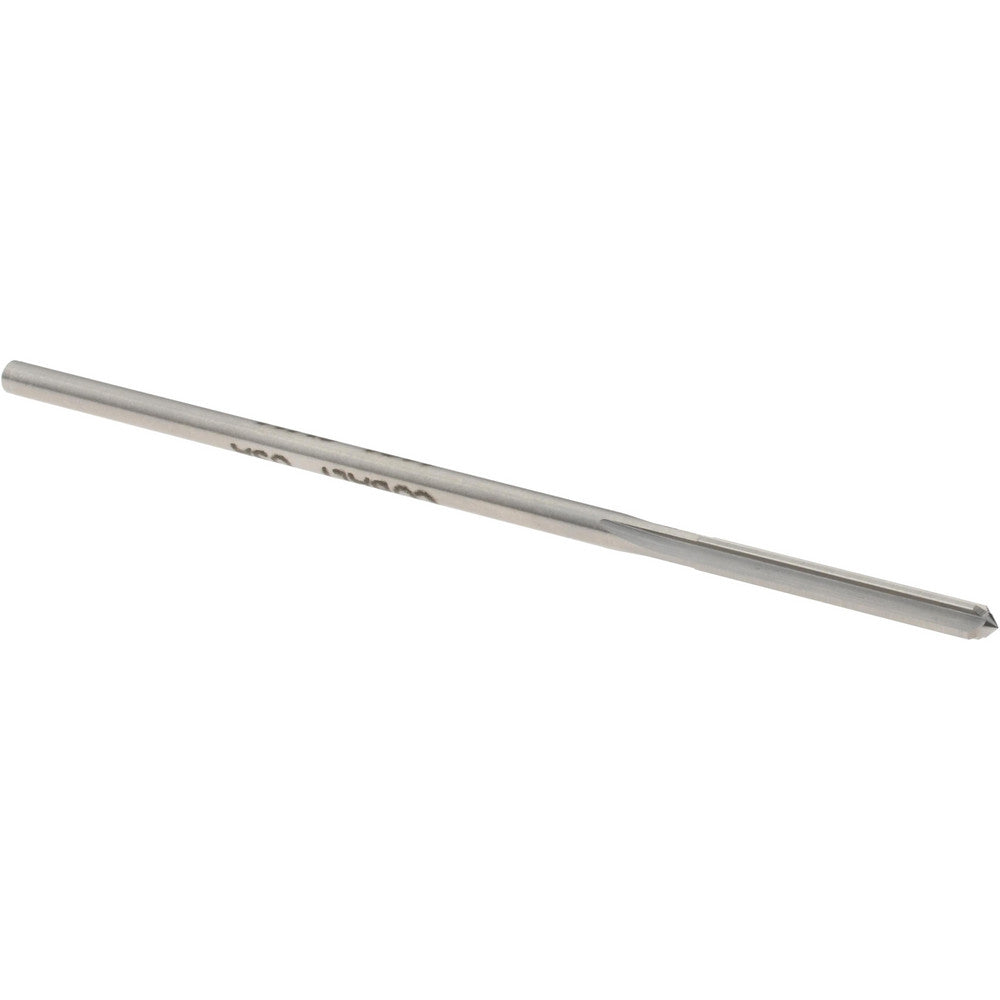 Titan USA TR96370 Chucking Reamer 3 mm Dia, 3-1/2" OAL, 7/8" Flute Length, Straight Flute, Straight-Cylindrical Shank, Cobalt Steel