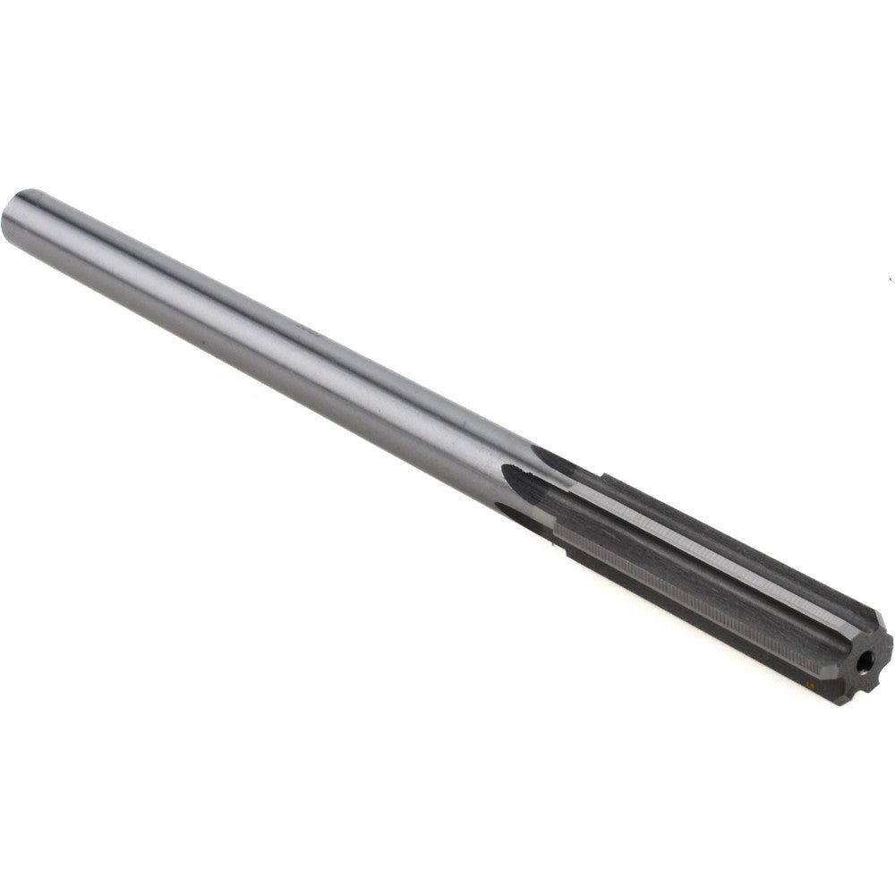 Titan USA TR96277 Chucking Reamer 0.4995" Dia, 8" OAL, 2" Flute Length, Straight Flute, Straight-Cylindrical Shank, HSS