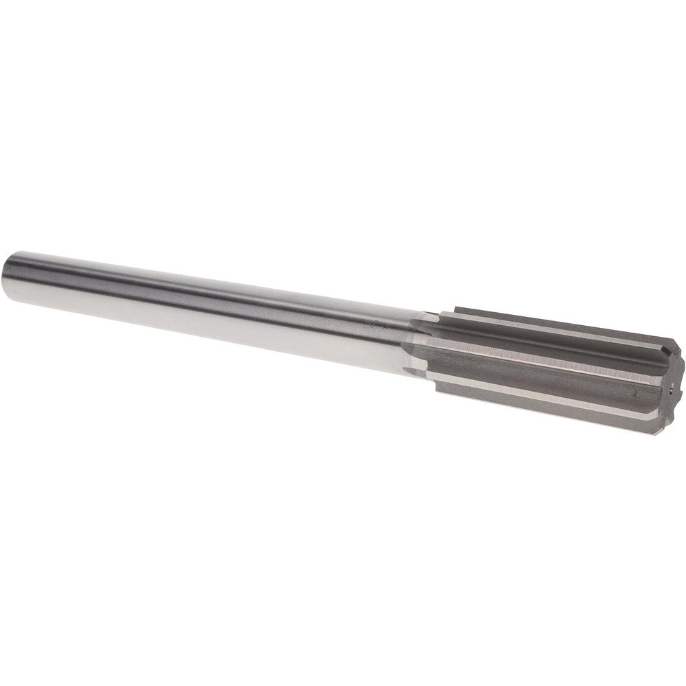 Titan USA TR96251 Chucking Reamer 1-1/8" Dia, 11" OAL, 2-7/8" Flute Length, Straight Flute, Straight-Cylindrical Shank, HSS