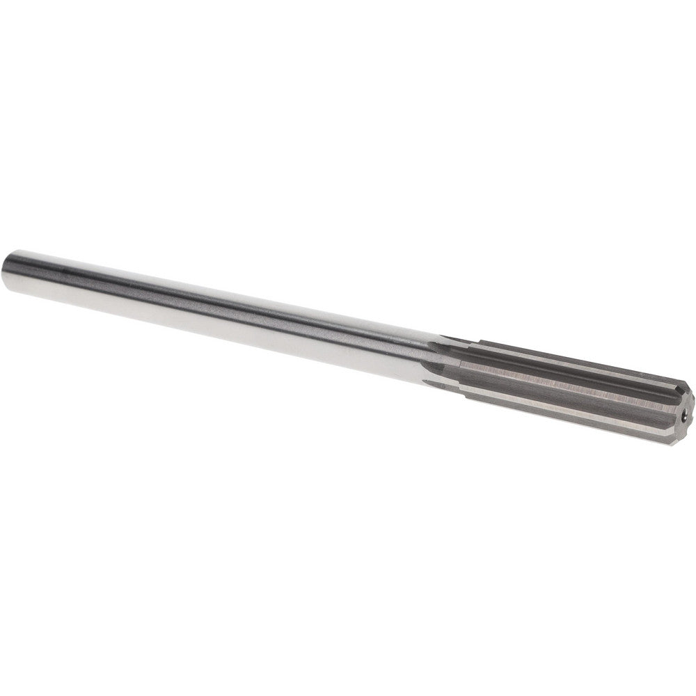 Titan USA TR96193 Chucking Reamer 0.6299" Dia, 9" OAL, 2-1/4" Flute Length, Straight Flute, Straight-Cylindrical Shank, HSS