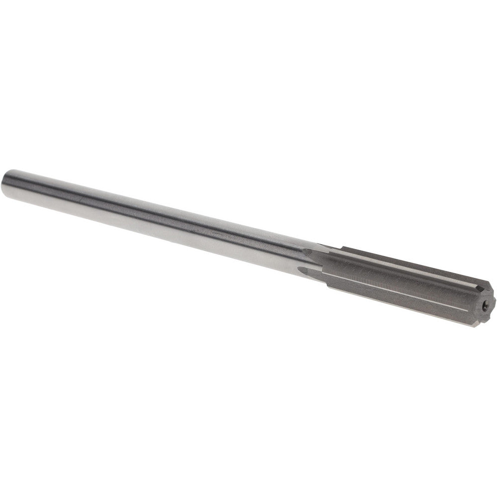 Titan USA TR96176 Chucking Reamer 33/64" Dia, 8" OAL, 2" Flute Length, Straight Flute, Straight-Cylindrical Shank, HSS
