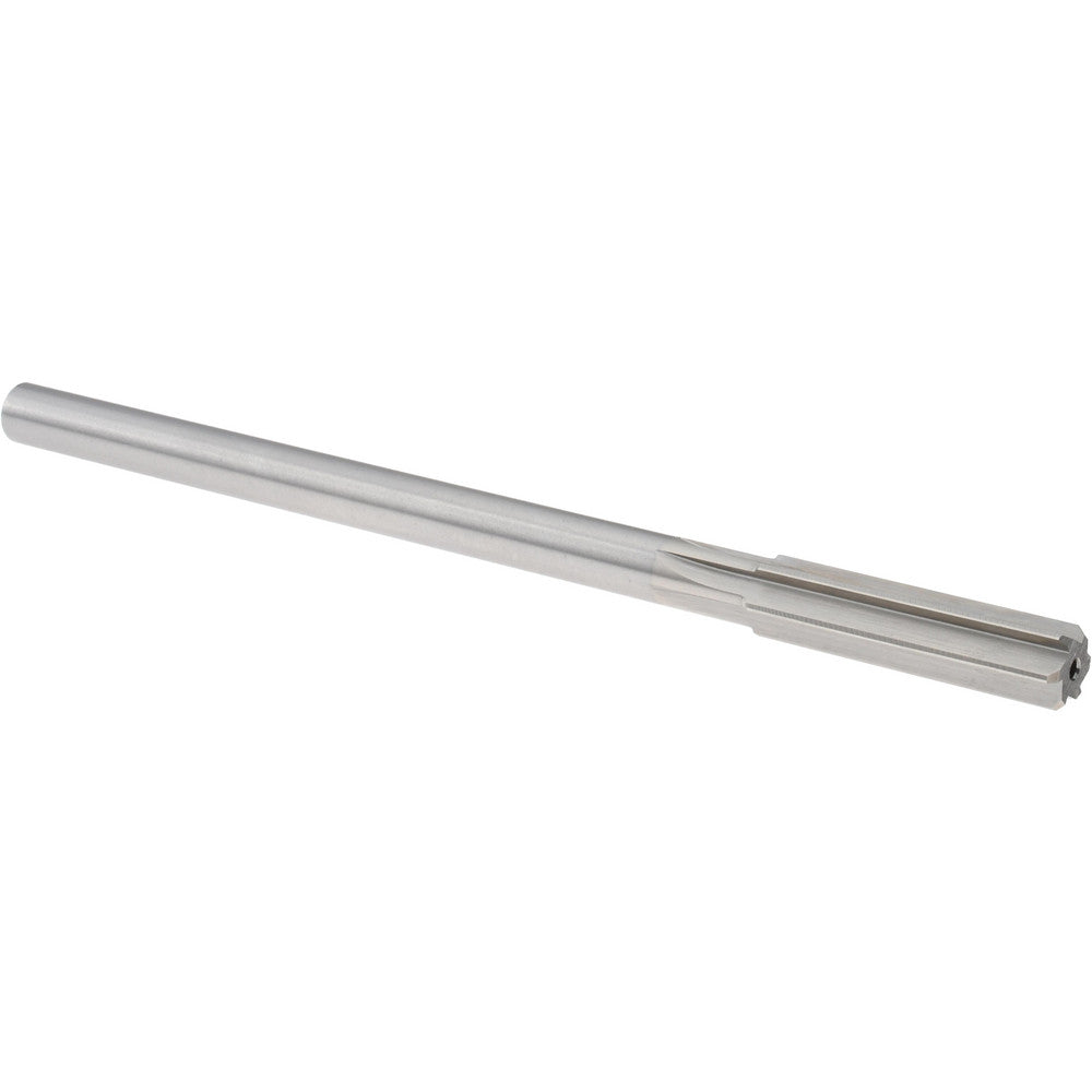 Titan USA TR96164 Chucking Reamer 7/16" Dia, 7" OAL, 1-3/4" Flute Length, Straight Flute, Straight-Cylindrical Shank, HSS