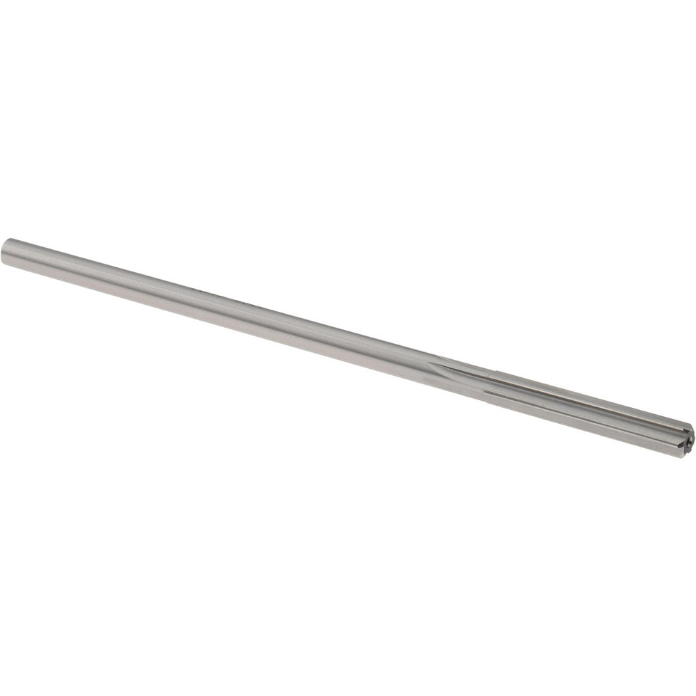 Titan USA TR96111 Chucking Reamer 6 mm Dia, 6" OAL, 1-1/2" Flute Length, Straight Flute, Straight-Cylindrical Shank, HSS