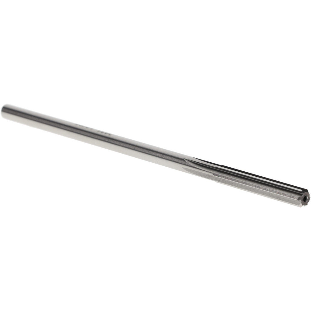Titan USA TR96100 Chucking Reamer 13/64" Dia, 5" OAL, 1-1/4" Flute Length, Straight Flute, Straight-Cylindrical Shank, HSS