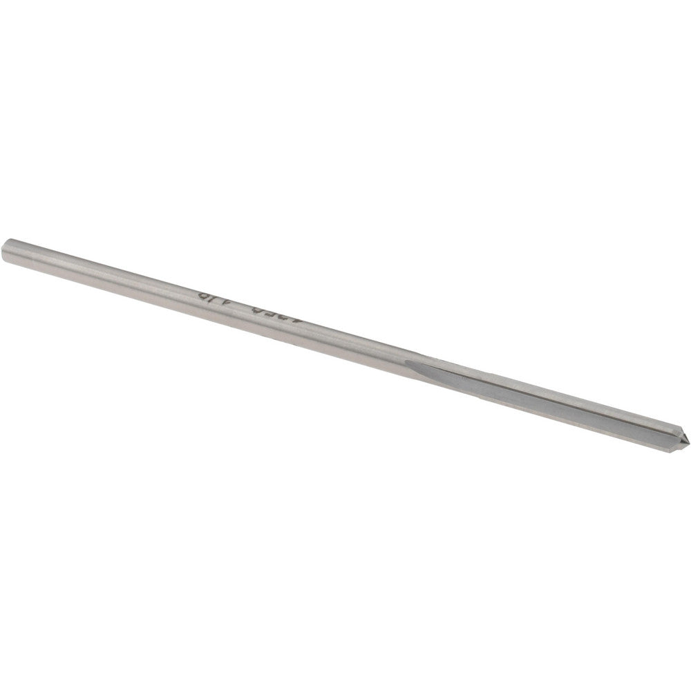 Titan USA TR96064 Chucking Reamer 1/8" Dia, 3-1/2" OAL, 7/8" Flute Length, Straight Flute, Straight-Cylindrical Shank, HSS