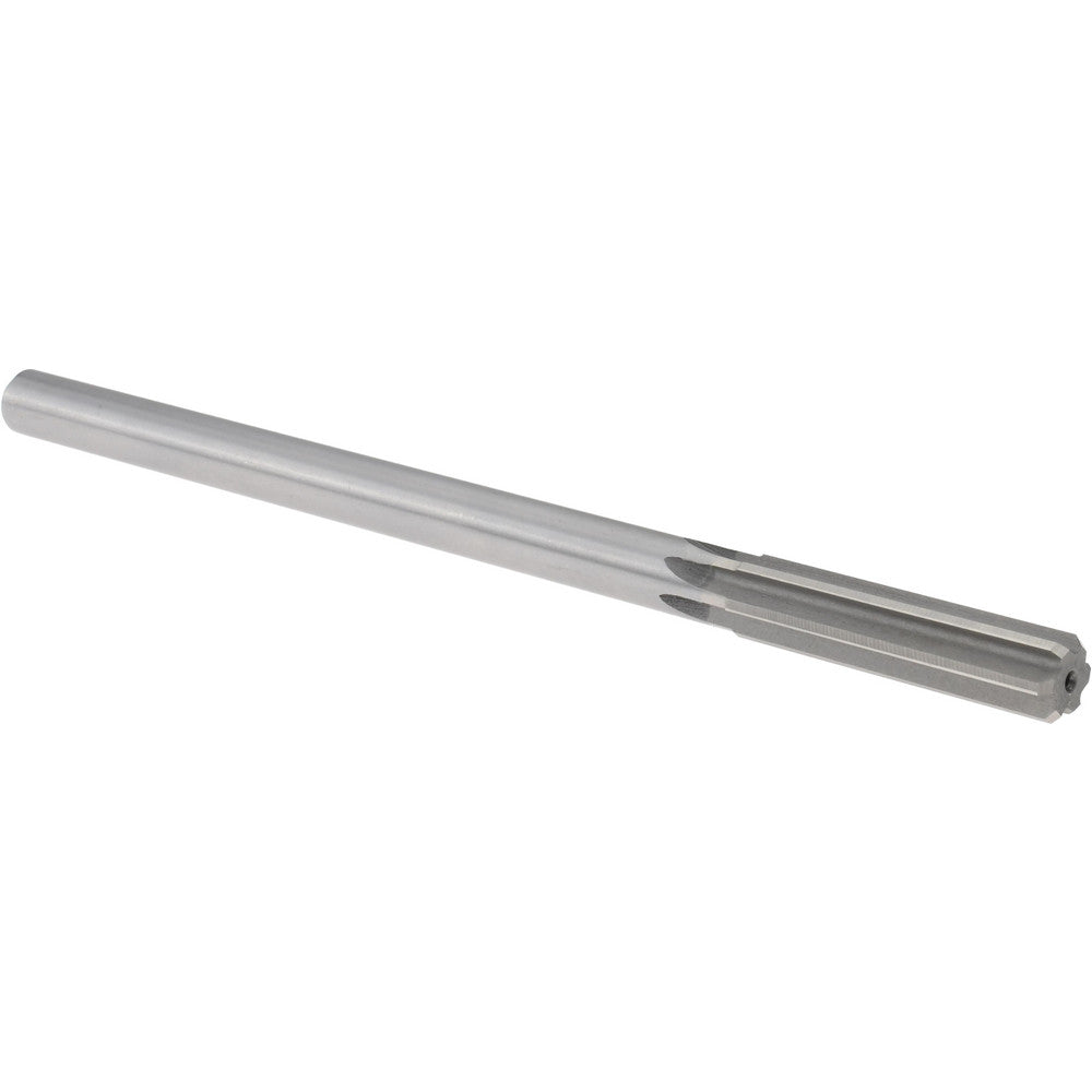 Titan USA TR94799 Chucking Reamer 12 mm Dia, 8" OAL, 2" Flute Length, Straight Flute, Straight-Cylindrical Shank, HSS