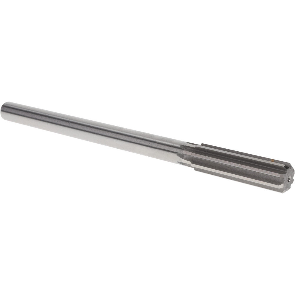 Titan USA TR96196 Chucking Reamer 21/32" Dia, 9" OAL, 2-1/4" Flute Length, Straight Flute, Straight-Cylindrical Shank, HSS