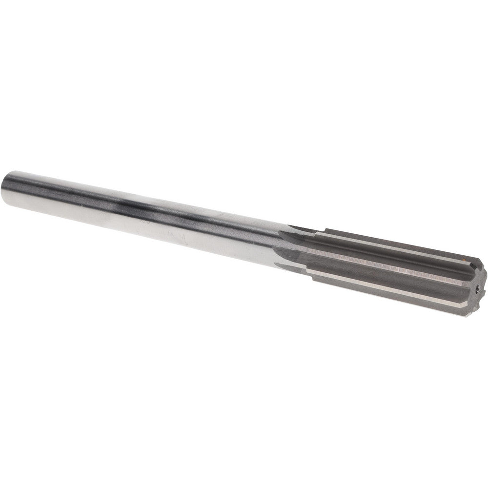 Titan USA TR96228 Chucking Reamer 7/8" Dia, 10" OAL, 2-5/8" Flute Length, Straight Flute, Straight-Cylindrical Shank, HSS