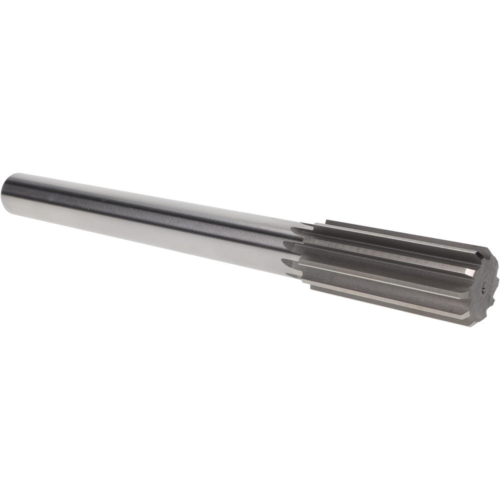 Titan USA TR96255 Chucking Reamer 1-1/4" Dia, 11-1/2" OAL, 3" Flute Length, Straight Flute, Straight-Cylindrical Shank, HSS