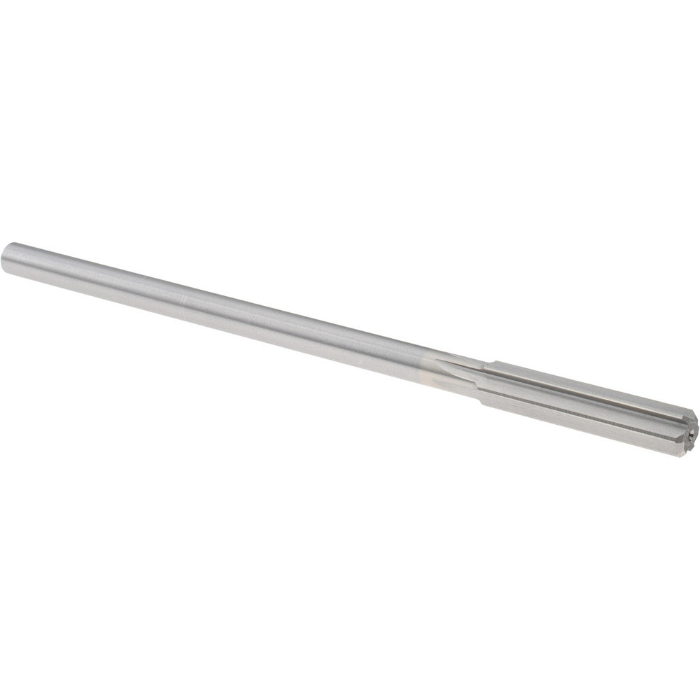 Titan USA TR96273 Chucking Reamer 0.3745" Dia, 7" OAL, 1-3/4" Flute Length, Straight Flute, Straight-Cylindrical Shank, HSS