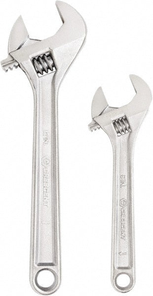 Crescent AC2812VS Adjustable Wrench Set 2 Pc, Inch