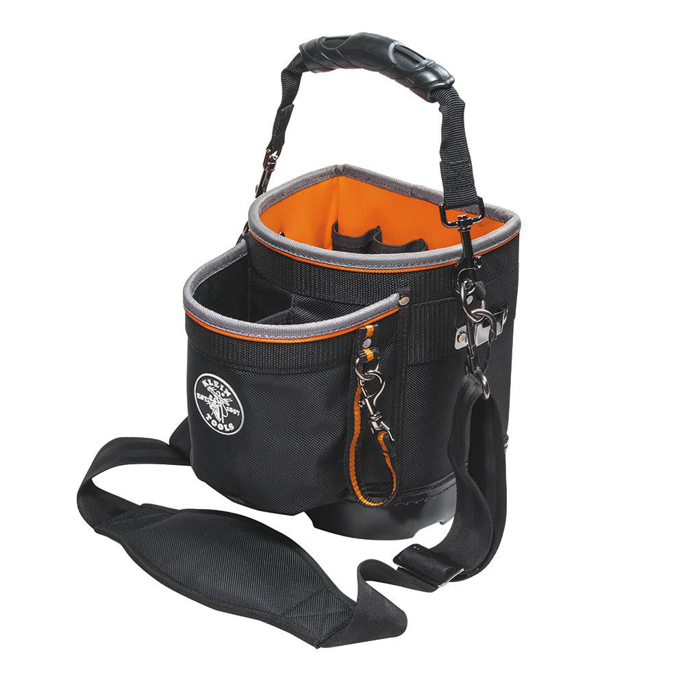 Klein Tools 55419SP-14 Tool Pouch 14 Pockets, Polyester, Black