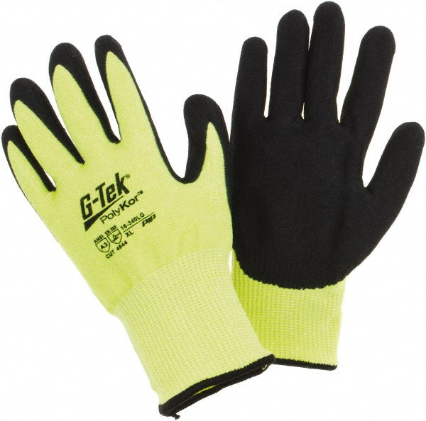 PIP 16-340LG/XL Cut, Puncture & Abrasion-Resistant Gloves G-Tek® 16-340LG, Size X-Large, ANSI Cut A3, ANSI Puncture 4, Nitrile, PolyKor