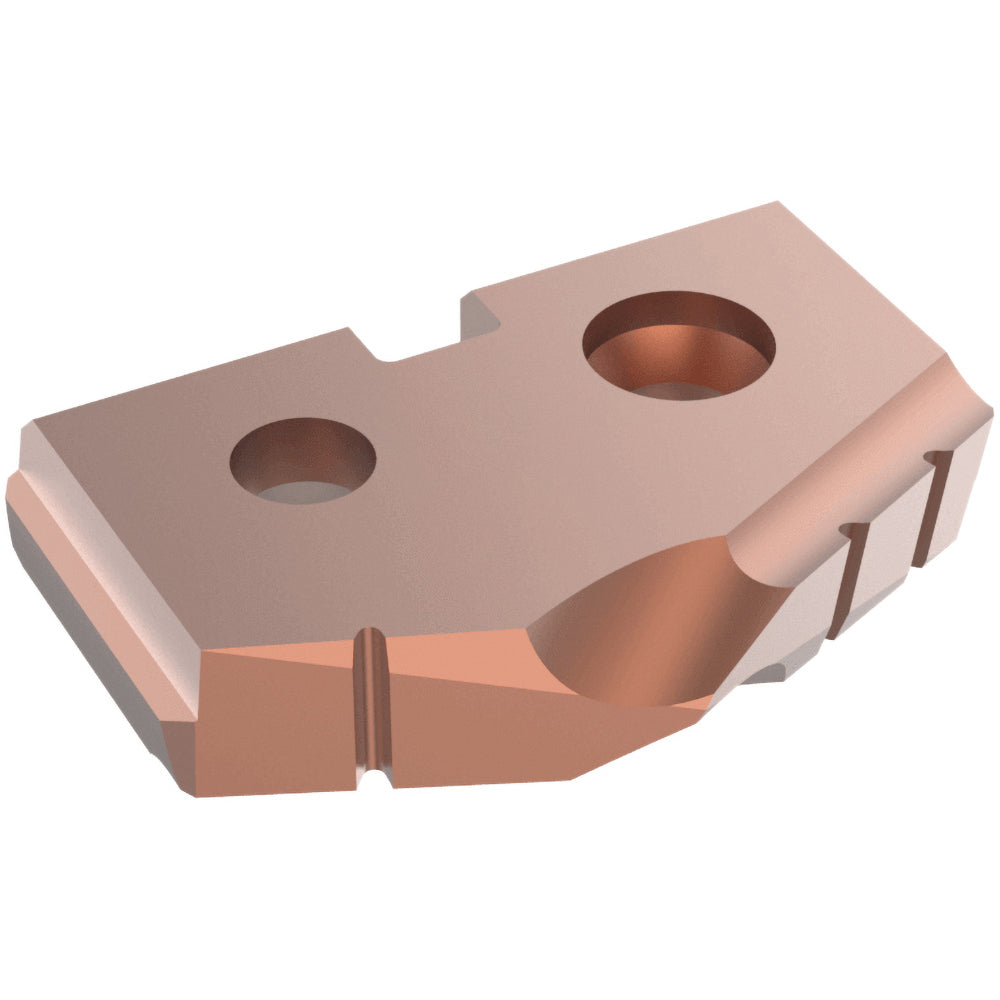 Allied Machine and Engineering 1C11H-.734-TC Spade Drill Insert 47/64" Dia, Seat Size 1, Carbide, 132 deg Point