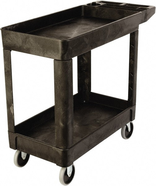 Rubbermaid FG450089BLA Standard Utility Cart Plastic, Black