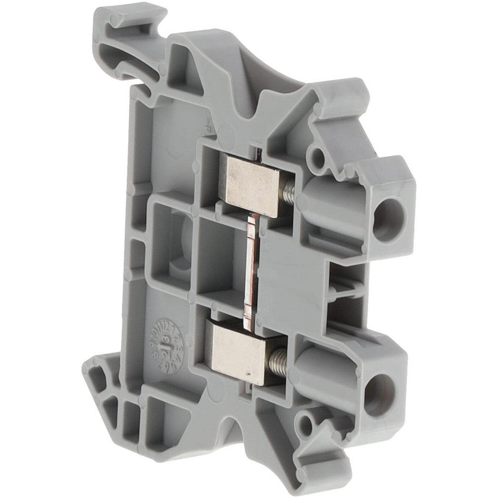 Schneider Electric NSYTRV42 1 Pole, 1,000 Volt, 41 Amp, -40 to 266&degF, DIN Rail Mount, Polyamide Passthrough Terminal Block