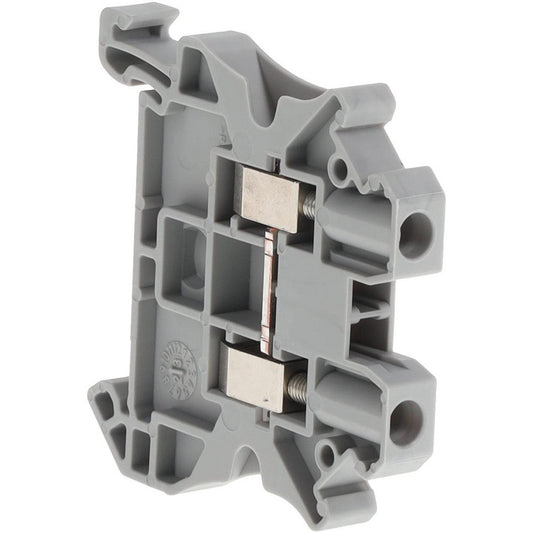 Schneider Electric NSYTRV42 1 Pole, 1,000 Volt, 41 Amp, -40 to 266&degF, DIN Rail Mount, Polyamide Passthrough Terminal Block