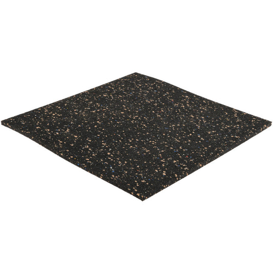 E James & Co 8501-1/4A Sheet Rubber, 1/4" Thick, 12" Wide, 12" Long, Black