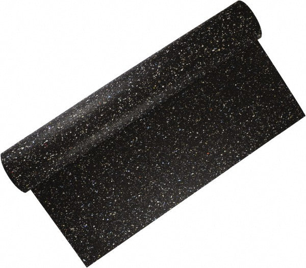 E JAMES & CO 8501-1/8K Sheet Rubber, 1/8" Thick, 48" Wide, 48" Long, Black