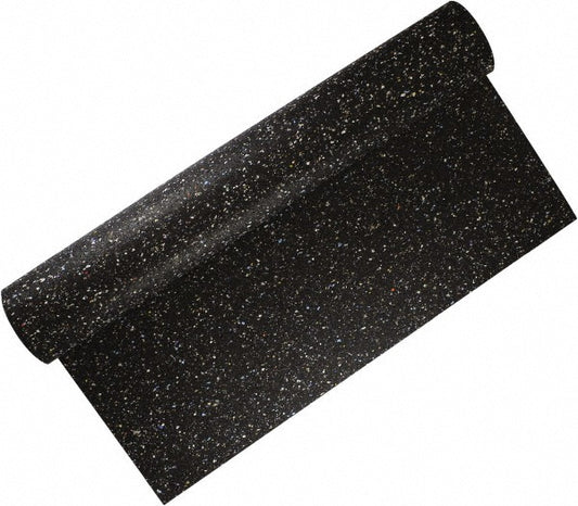 E JAMES & CO 8501-1/8K Sheet Rubber, 1/8" Thick, 48" Wide, 48" Long, Black