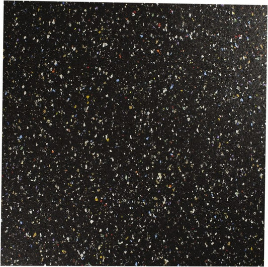 E JAMES & CO 8501-1/8A Sheet Rubber, 1/8" Thick, 12" Wide, 12" Long, Black