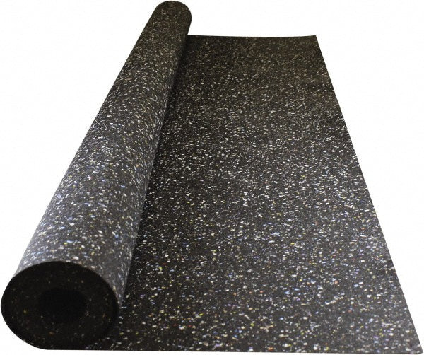 E JAMES & CO 8501-1/8-10 Sheet Rubber, 1/8" Thick, 48" Wide, 120" Long, Black