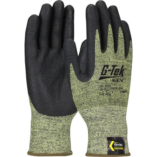 PIP 09-K1600/M Cut, Puncture & Abrasion-Resistant Gloves G-Tek® 09-K1600, Size Medium, ANSI Cut A7, ANSI Puncture 2, Nitrile, Kevlar