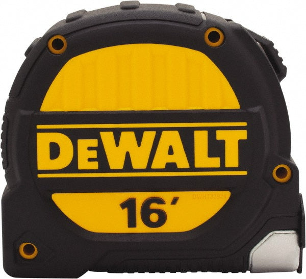 DeWALT DWHT36916S Tape Measure 16' Long, 1-1/4" Width, Yellow Blade