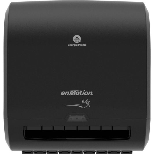 Georgia Pacific 59498A Enmotion Impulse 8" 1-Roll Automated Touchless Paper Towel Dispenser, Black