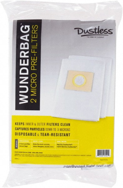 Dustless Technologies 13141 Pack of (2) 16 Gal Synthetic Micro Mesh Filter Bags