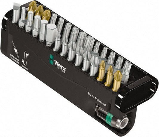 Wera 05056440001 30.0 & 30.0 Piece, Hex, Phillips, Pozidriv, Slotted & Torx