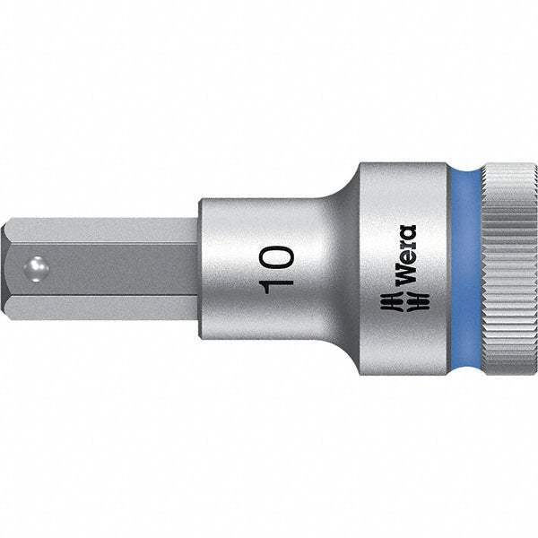 Wera 05003825001 Hand Hex Bit Socket 1/2" Drive, 10 mm Hex