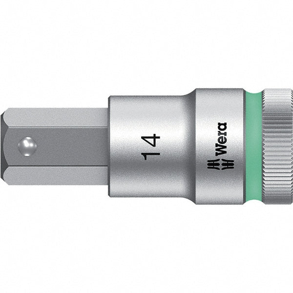 Wera 05003827001 Hand Hex Bit Socket 1/2" Drive, 14 mm Hex