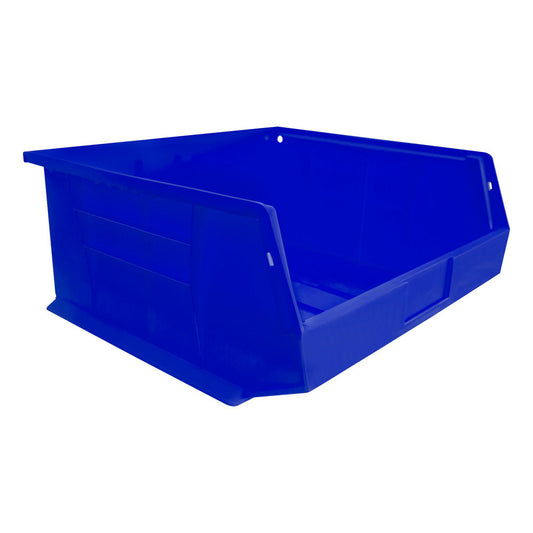 Durham PB30250-52 Plastic Hang & Stack Bin Blue