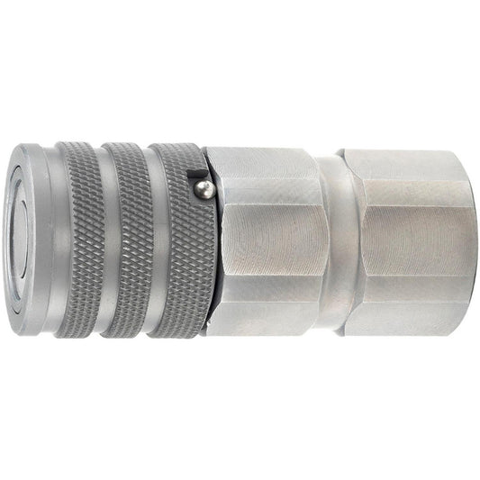 Parker FEM-751-12FP Hydraulic Hose Coupler No Lock Female Pipe Thread Coupler3/4", 3/4-14, 3,625 psi