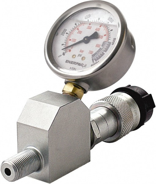 Enerpac GA45GC 0 - 10,000 psi Liquid-Filled Hydraulic Pressure Gauge