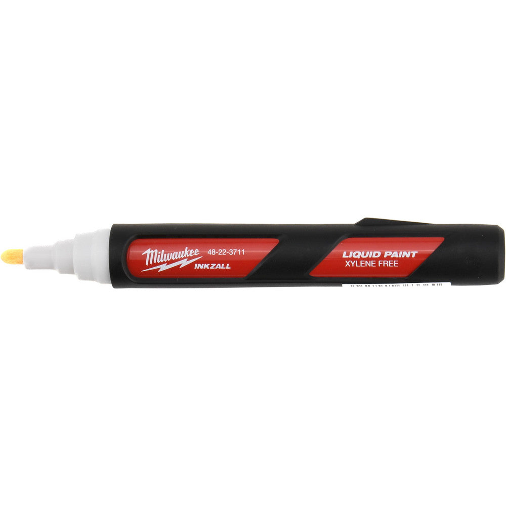 Milwaukee Tool 48-22-3711 Solid Paint Marker White, Liquid, Medium Point