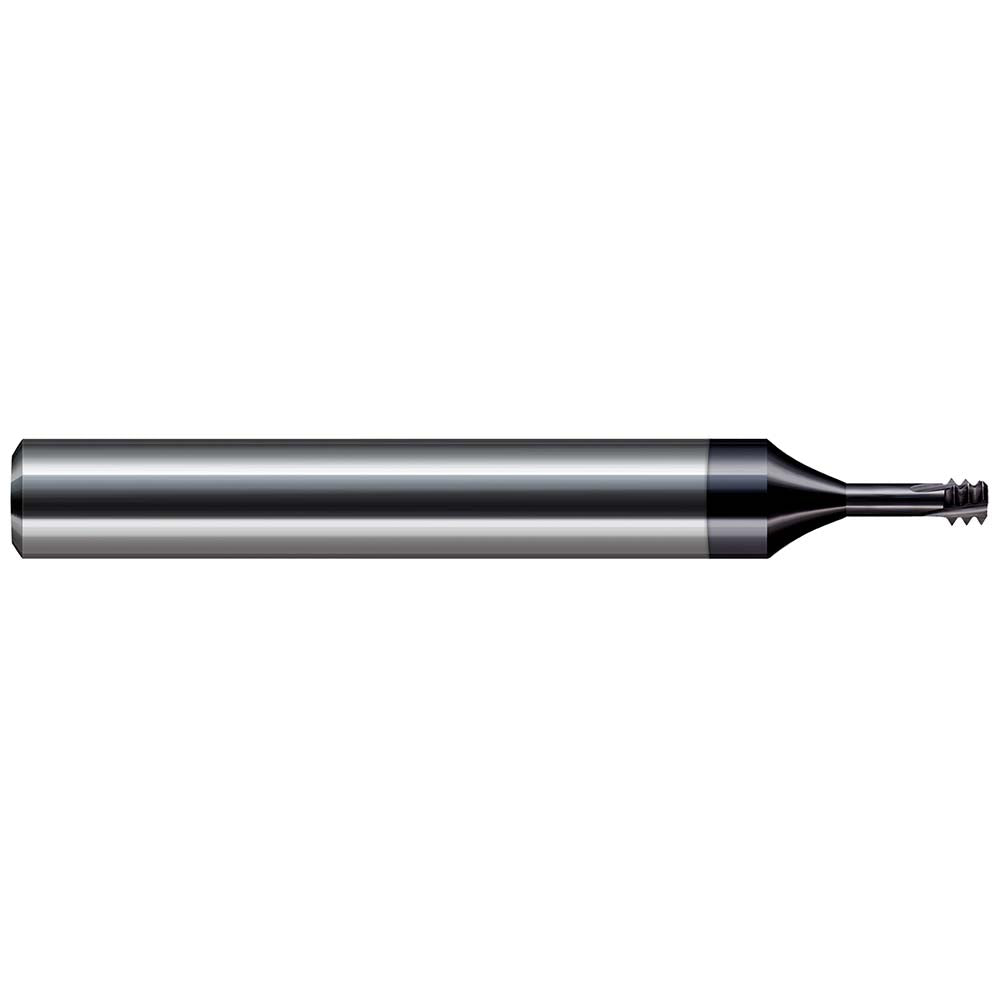 Harvey Tool 896422-C6 Helical Flute Thread Mill #6-32, Internal & External, 3 Flute, 0.2500" Shank Dia, Solid Carbide