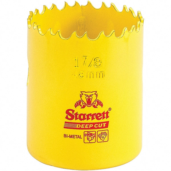 Starrett 00440 Hole Saw 1-7/8" Saw Dia, 2" Cut Depth