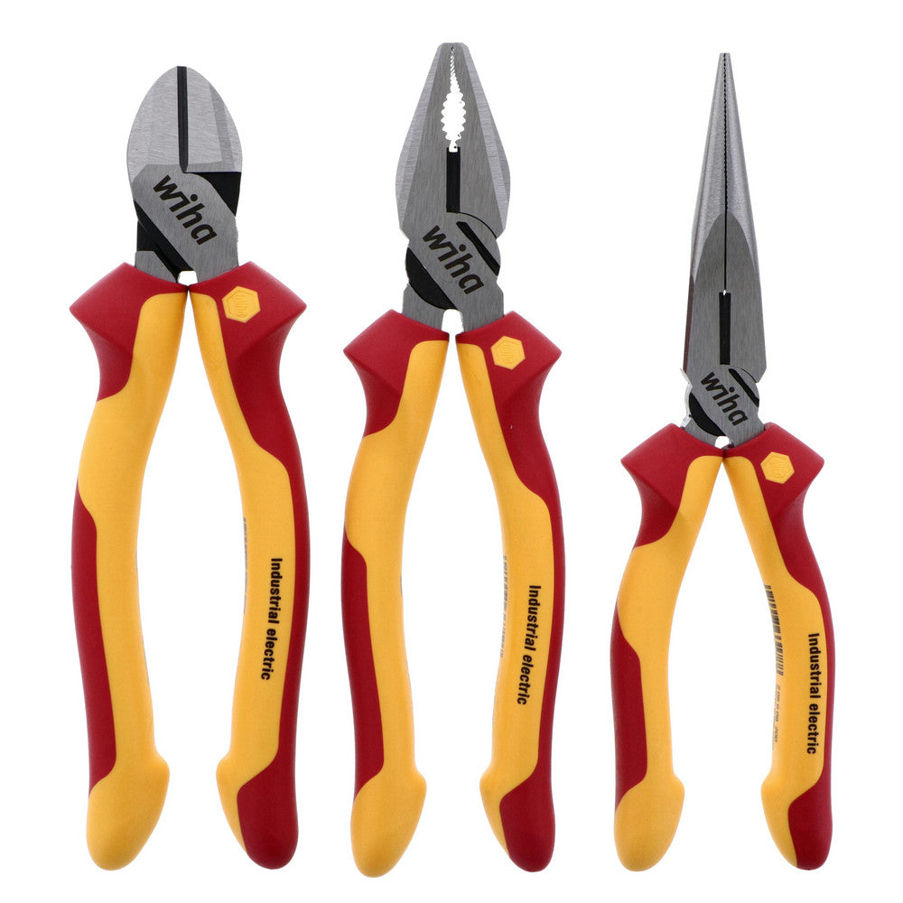 Wiha 32981 Combination Hand Tool Set 3 Pc, Insulated Tool Set